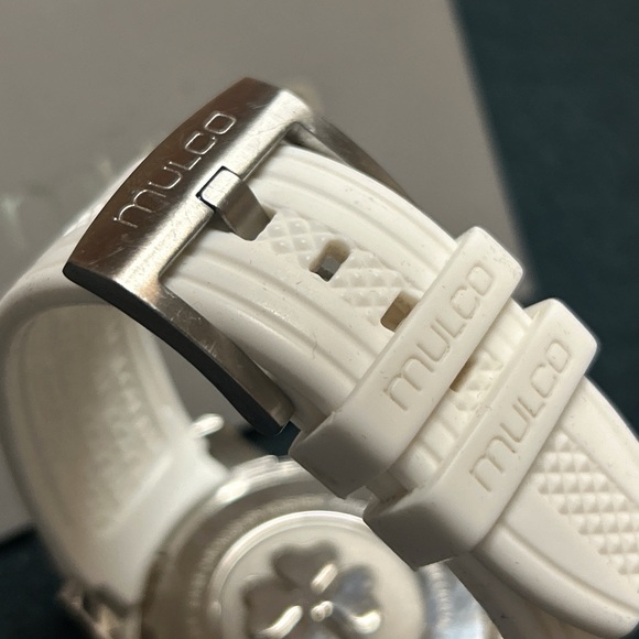 Unisex MW3-12239-015 Ilusion Roll, Analog Display Swiss Quartz White Mulco Watch - Picture 8 of 12